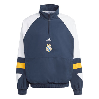 Real Madrid Home Half Pull Windbreaker Jacket
