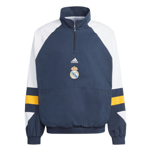 Real Madrid Home Half Pull Windbreaker Jacket