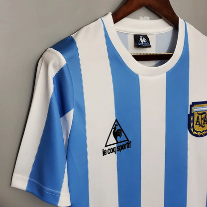 Argentina 1986 Retro Home Soccer Jersey