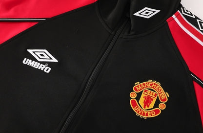 Manchester Utd 25/26 Full Tracksuit Black