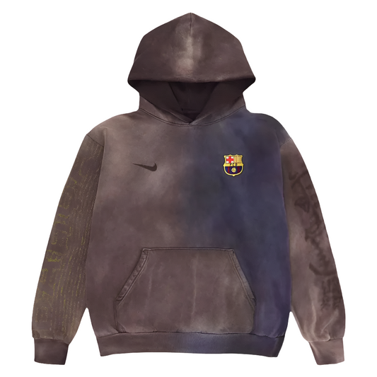 Travis Scott X Fc Barcelona Split-dye Hoodie