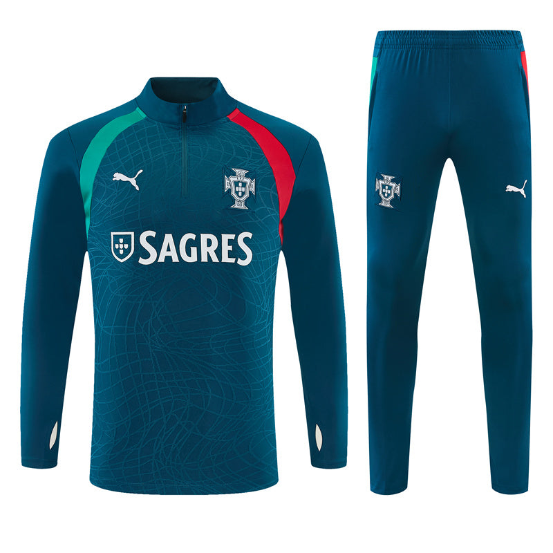 Portugal Home 26/27 Full Half Zip