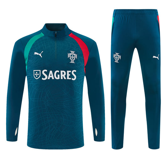 Portugal Home 26/27 Full Half Zip