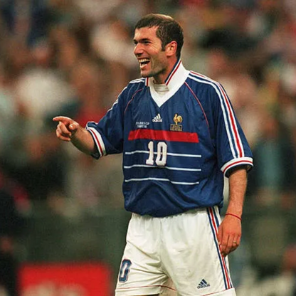 Zidane France Home 1998 World Cup
