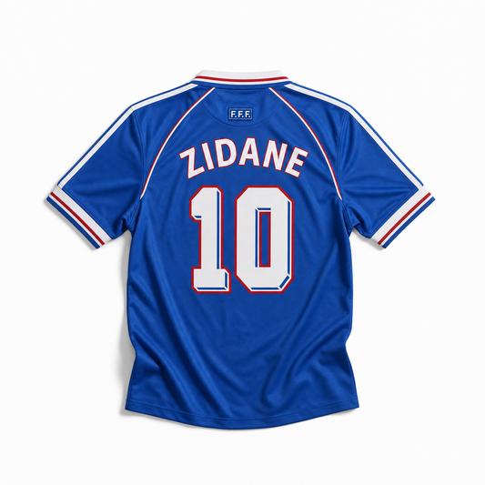Zidane France Home 1998 World Cup