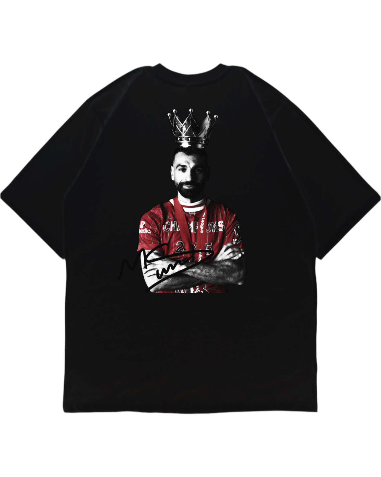 Egyptian King Back Print Oversized Shirt