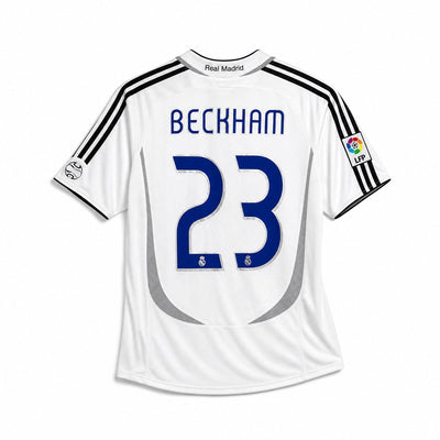 D.Beckham 2006-07 Real Madrid Home Shirt