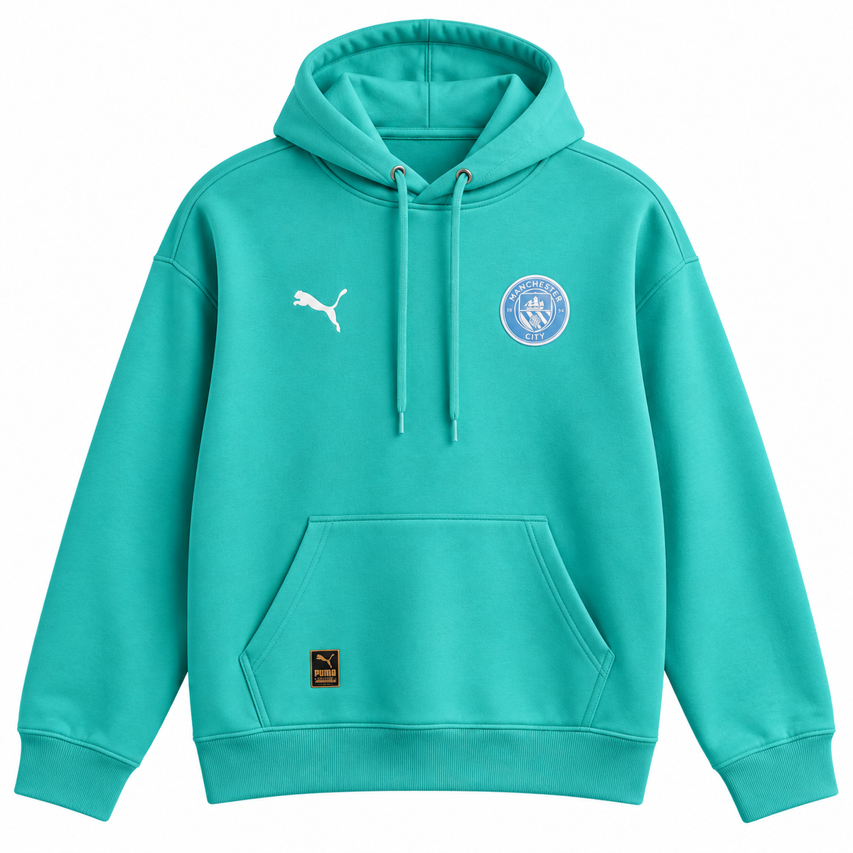 Manchester City Mint Blue Hoodie