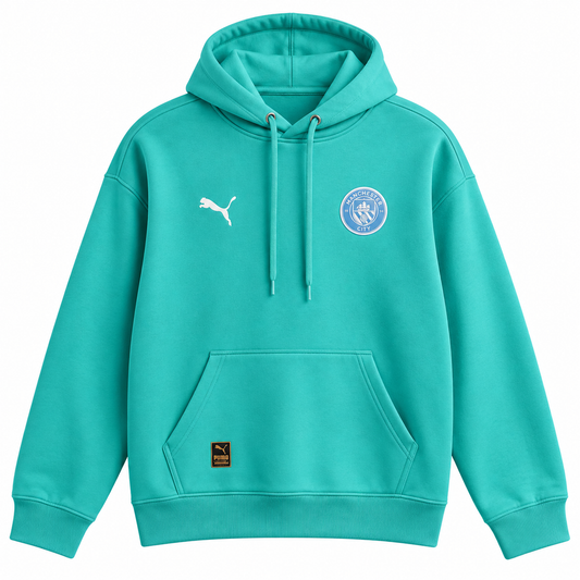 Manchester City Mint Blue Hoodie