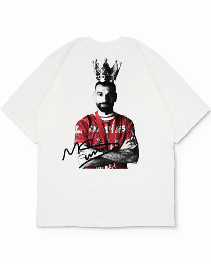 Egyptian King Back Print Oversized Shirt