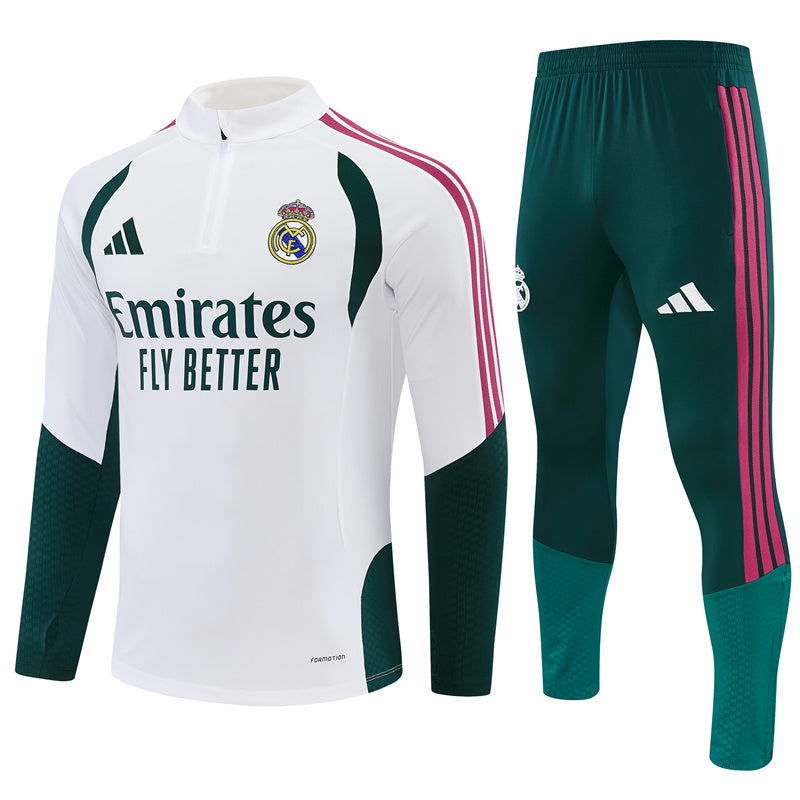 Real Madrid Home 26/27 Full Half Zip