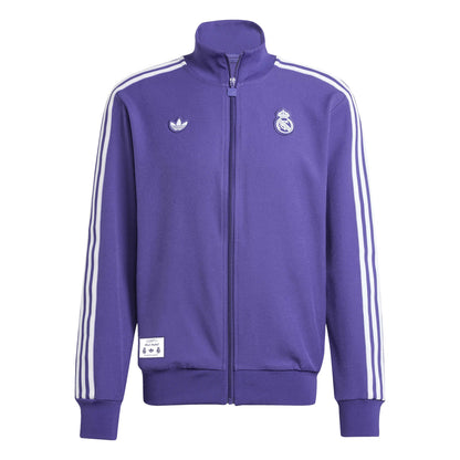 Real Madrid Purple Retro Full Tracksuit