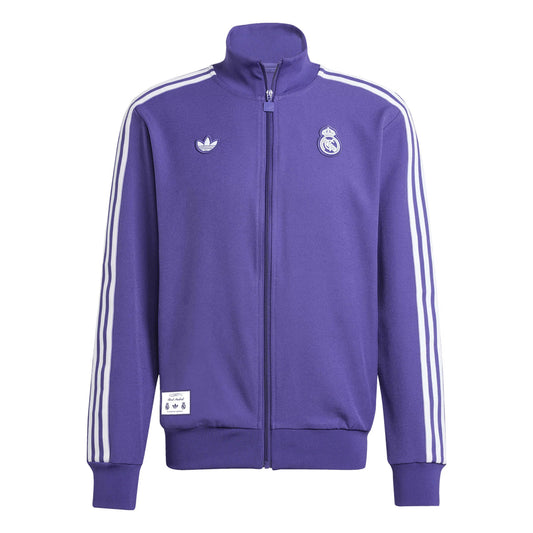 Real Madrid Purple Retro Full Tracksuit
