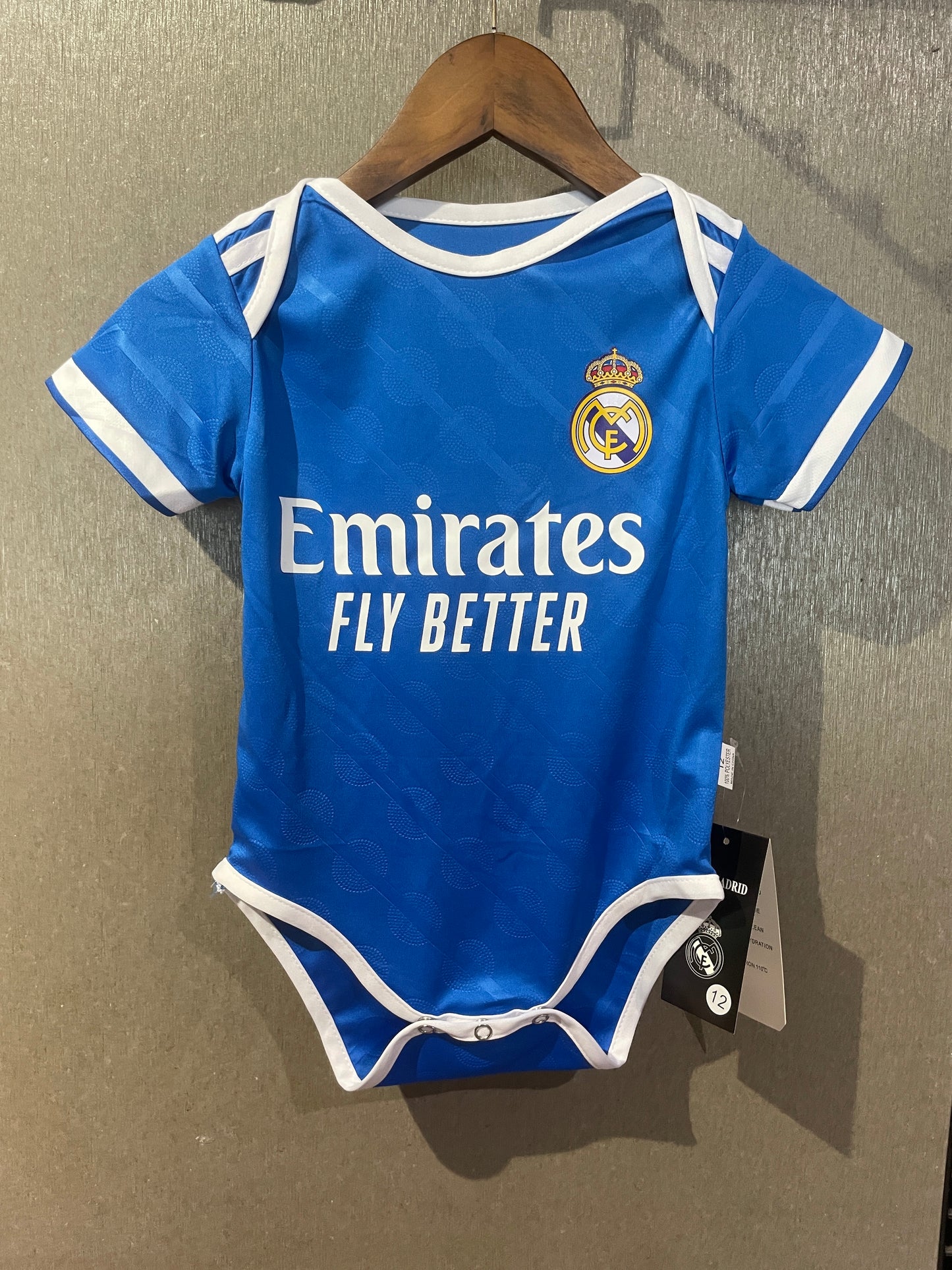 Real Madrid Blue Baby Suit