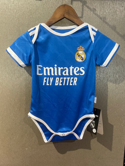 Real Madrid Blue Baby Suit