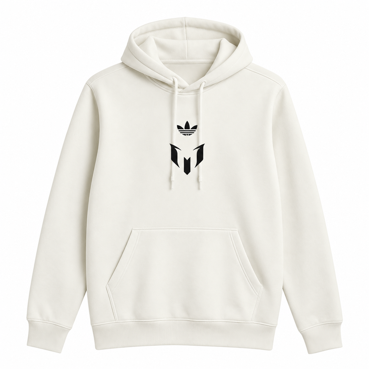 Messi White Hoodie