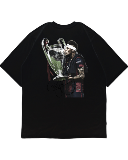 Neymar Signature Back Print Oversized Shirt