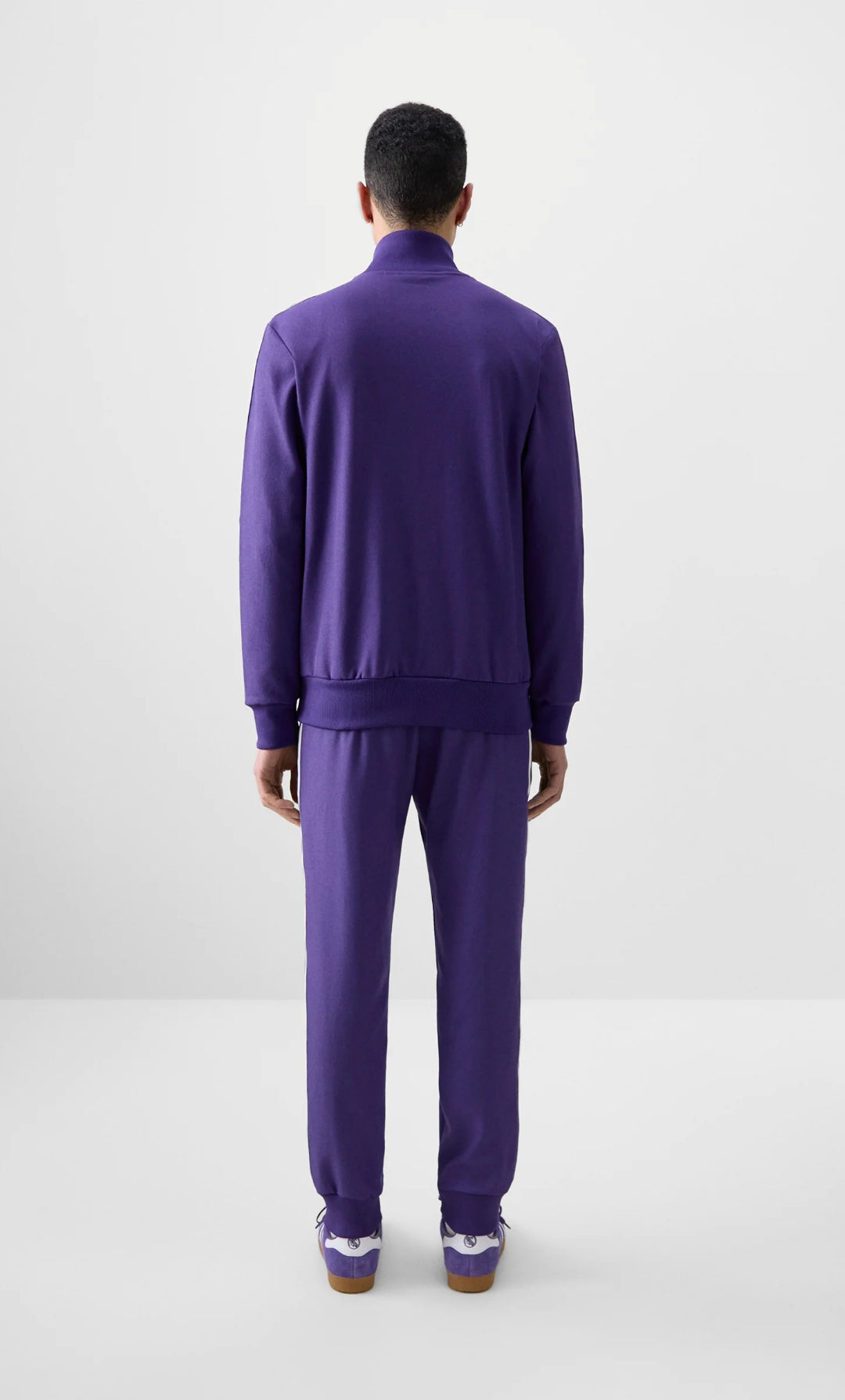 Real Madrid Purple Retro Full Tracksuit