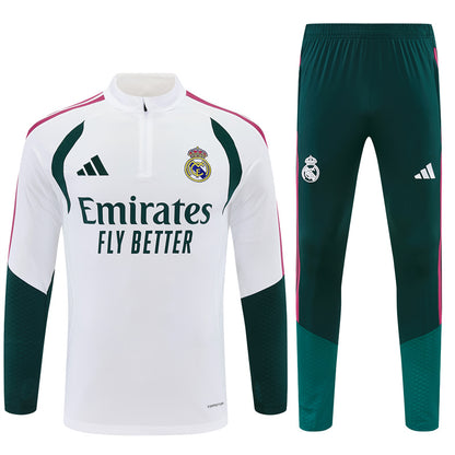 Real Madrid Home 26/27 Full Half Zip