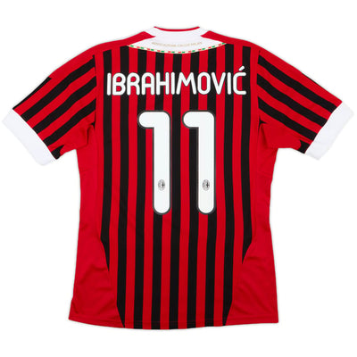 Ibrahimovic 2011-12 AC Milan Home Shirt